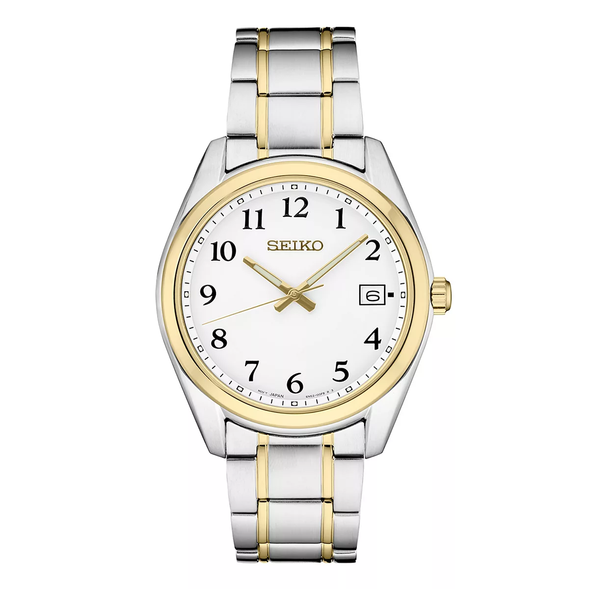 Seiko Essentials TT Analog White Dial Main image