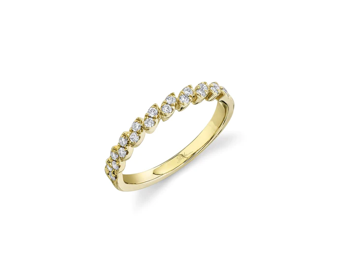 14K YG 1/4cttw Diamond Marquise Shape Lady's Band by Shy Creation