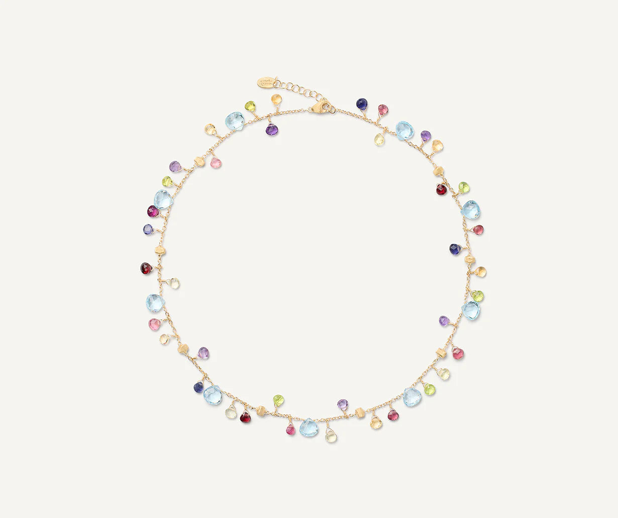 18K YG Paradise  Mixed Semi-Precious Gemstone Necklace w Topaz Accents by Marco Bicego Main image