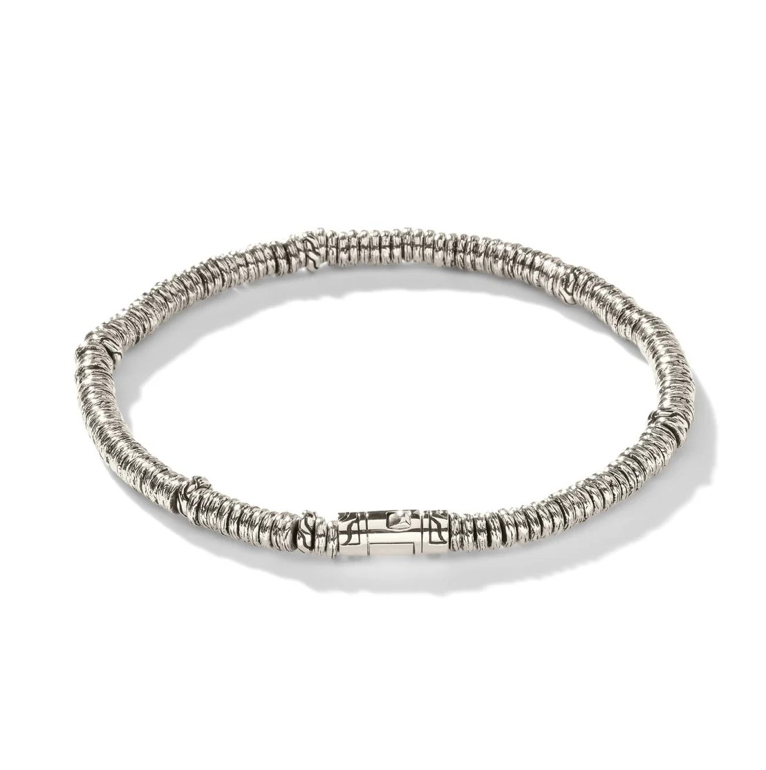 Sterling Silver Heishi 4mm Rondel Bracelet by John Hardy