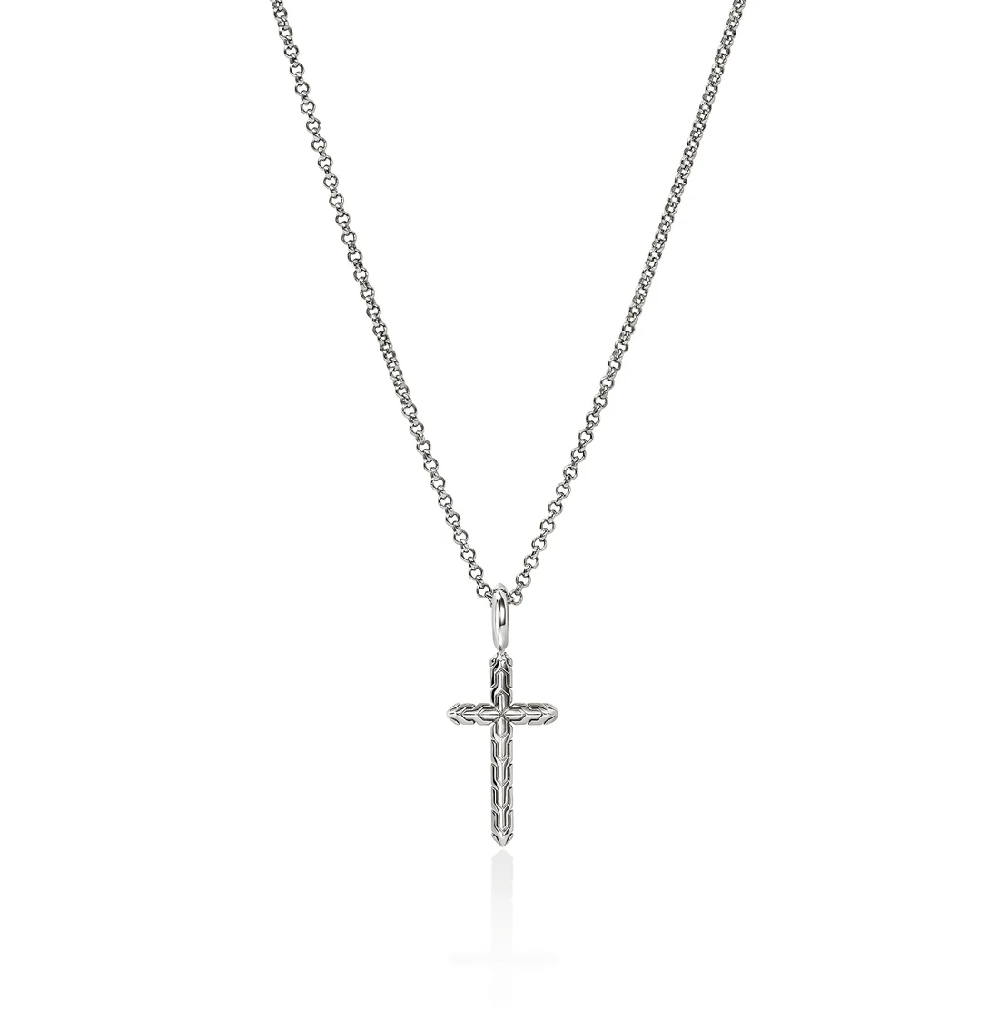 Sterling Silver Essentials Spiritual Cross Pendant Necklace by John Hardy Main image