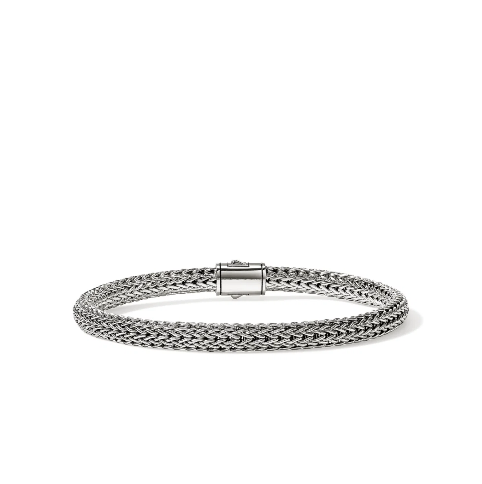 Sterling Silver Icon 5mm Bracelet with Diamond Clasp by John Hardy Secondary image