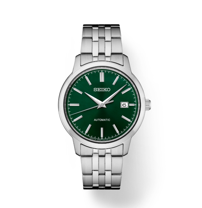 ESSENTIALS SS AUTOMATIC GREEN DIAL MODEL NO. SRPH89