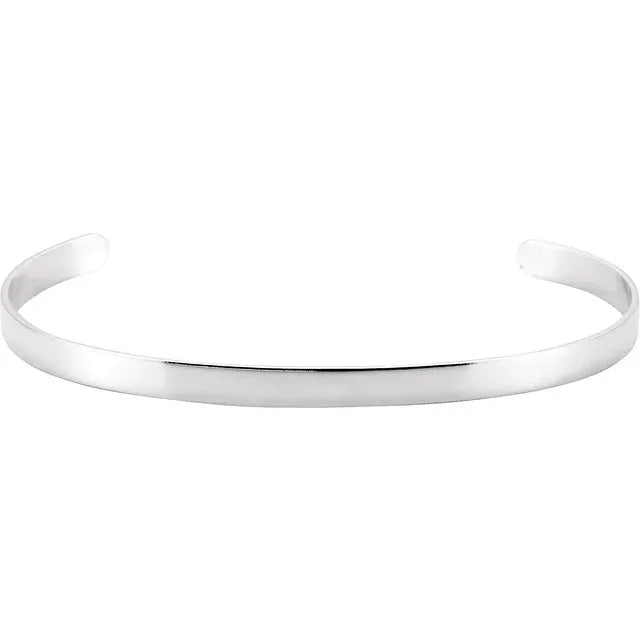 Sterling Silver Engravable Bangle Main image