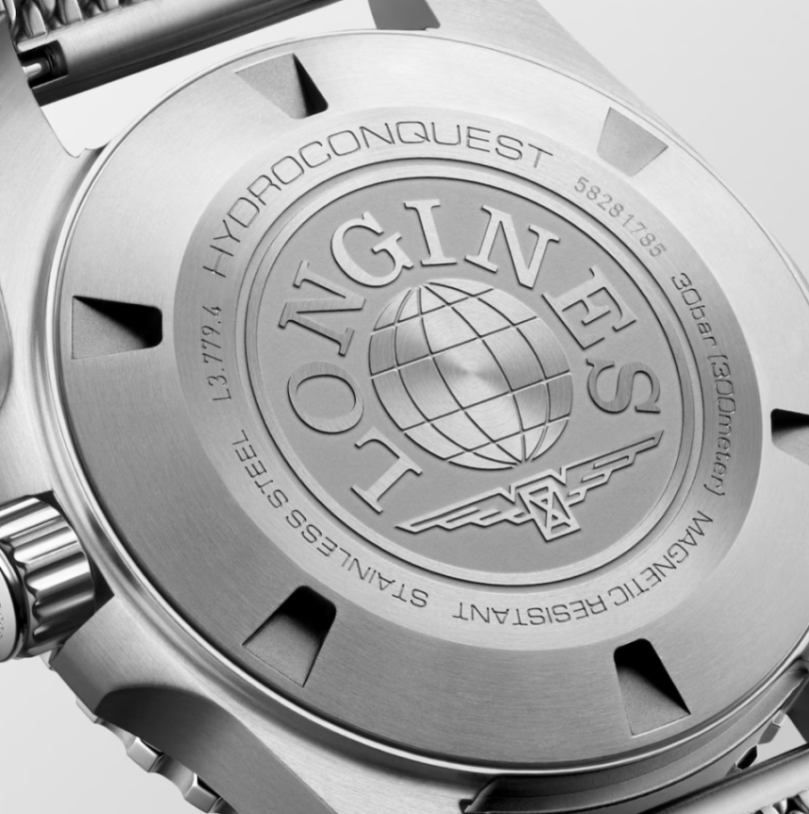 Longines HydroConquest 39mm Watch with Blue Bezekl & Mesh Bracelet