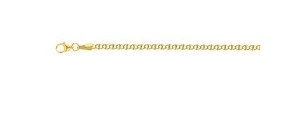 14K YG 2.2mm Flat Anchor Link Chain