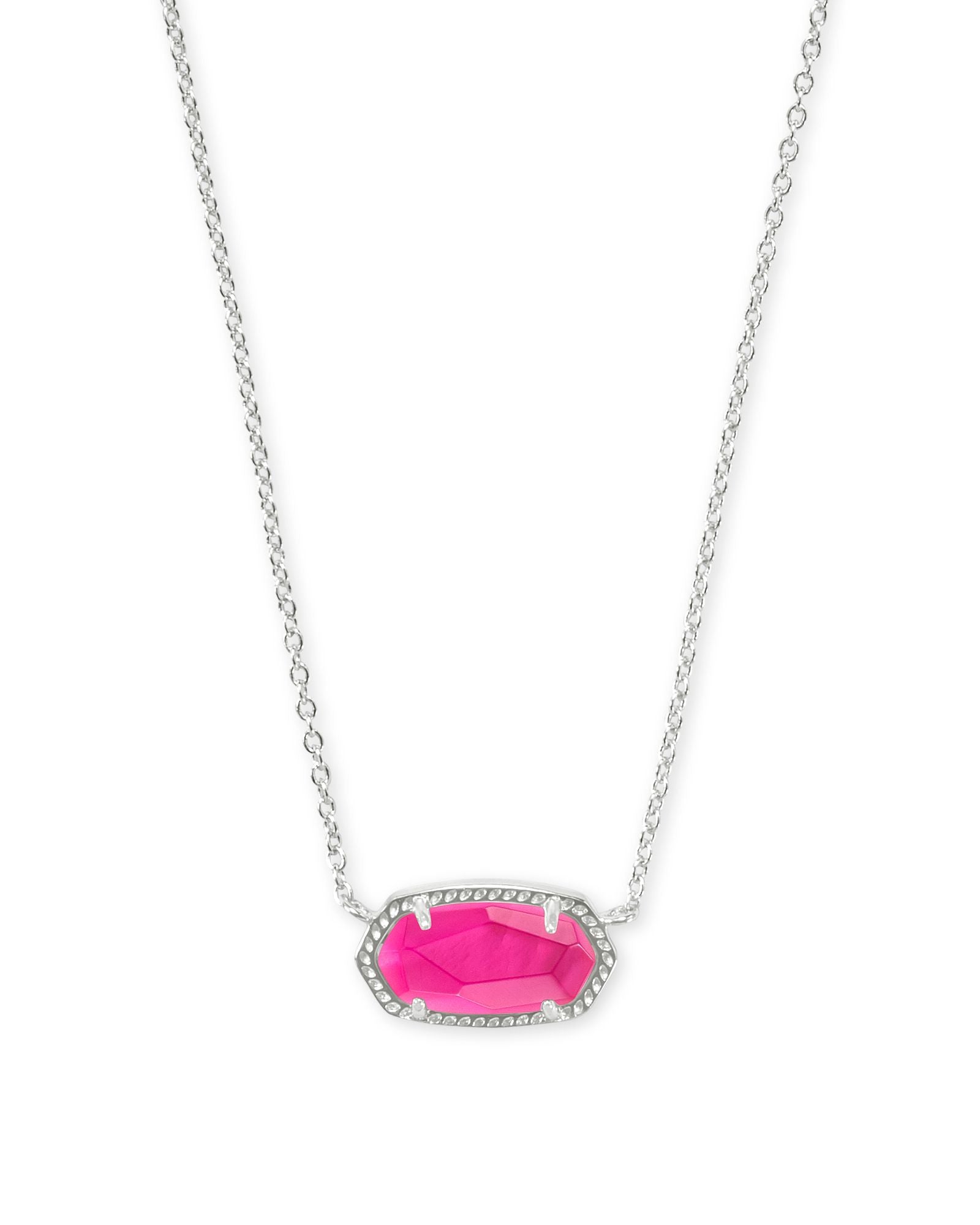 Elisa Necklace in Rhodium Azalea Illusion by Kendra Scott (plated over brass)