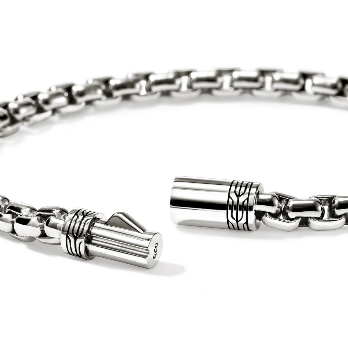 Sterling Silver 4.8mm Box Chain Bracelet by John Hardy