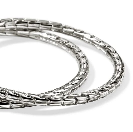 Sterling Silver Essentials 39mm Hoops by John Hardy
