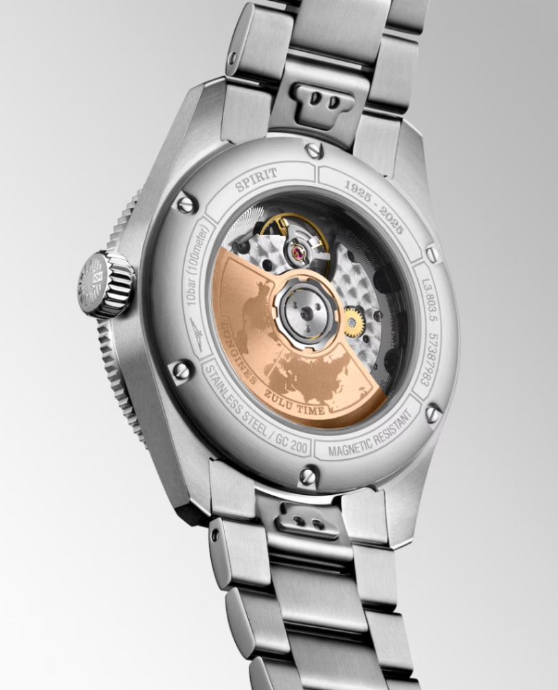 Longines Spirit Zulu Time 1925 with Black Dial & Rose Gold Bezel Secondary image