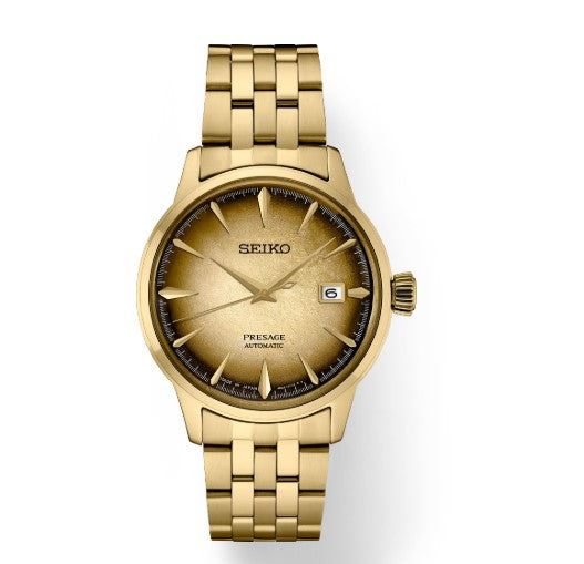Presage Cocktail Time SS GP Automatic Gold Dial U.S. SE Model No. SRPK48 Main image