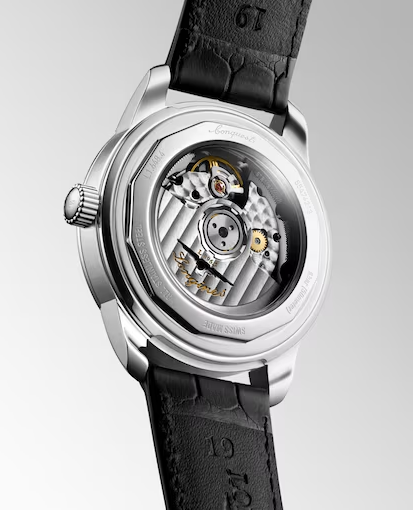 Longines Conquest Heritage Central Power Reserve 38mm Watch with Opaline Ivory Dial