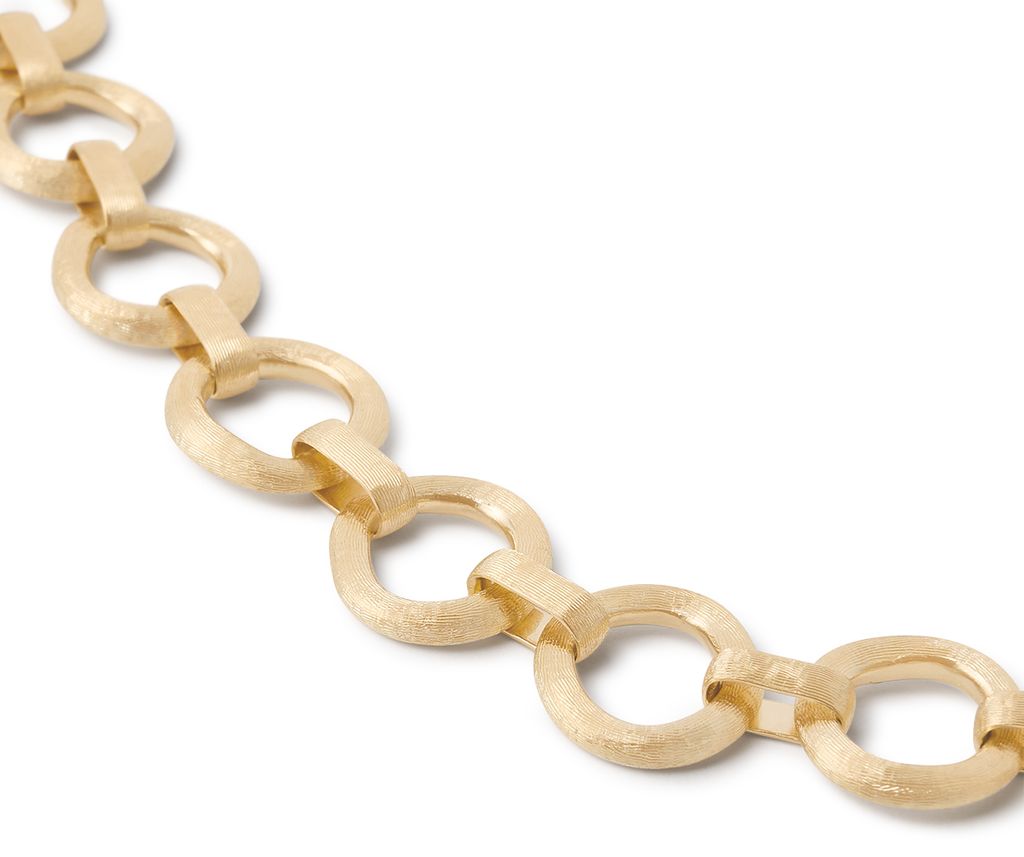 18K YG Jaipur Link Flat Link Bracelet by Marco Bicego