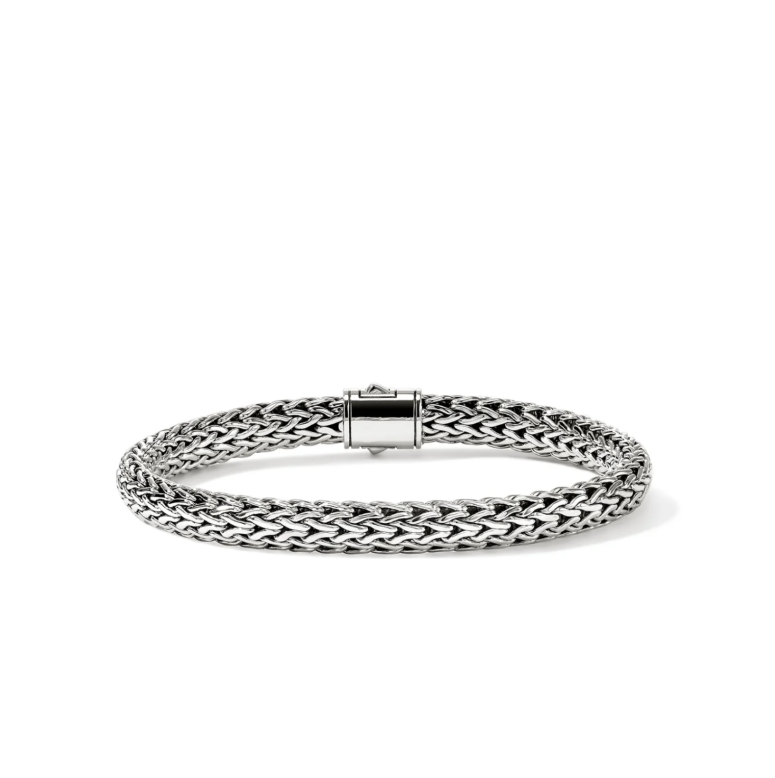 Sterling Silver Icon 6.5mm Bracelet with Diamond Clasp by John Hardy Secondary image