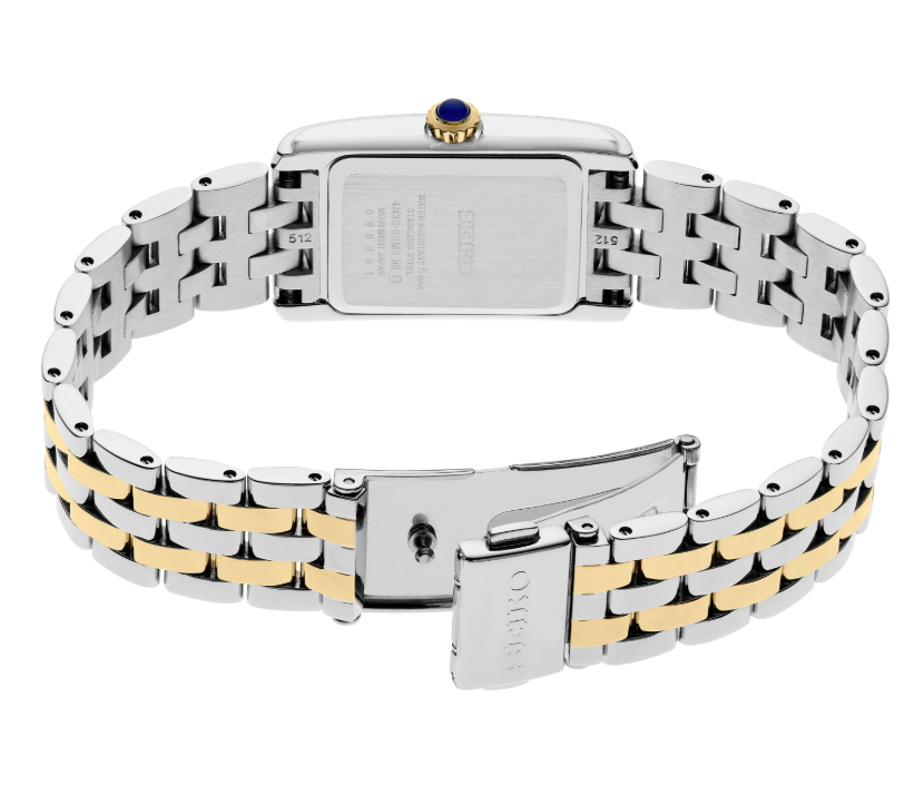 Essentials SS TT Quartz White Dial