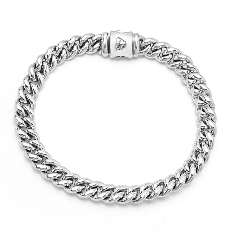 Sterling Silver Anthem 8mm Curb Chain Bracelet by LAGOS Main image