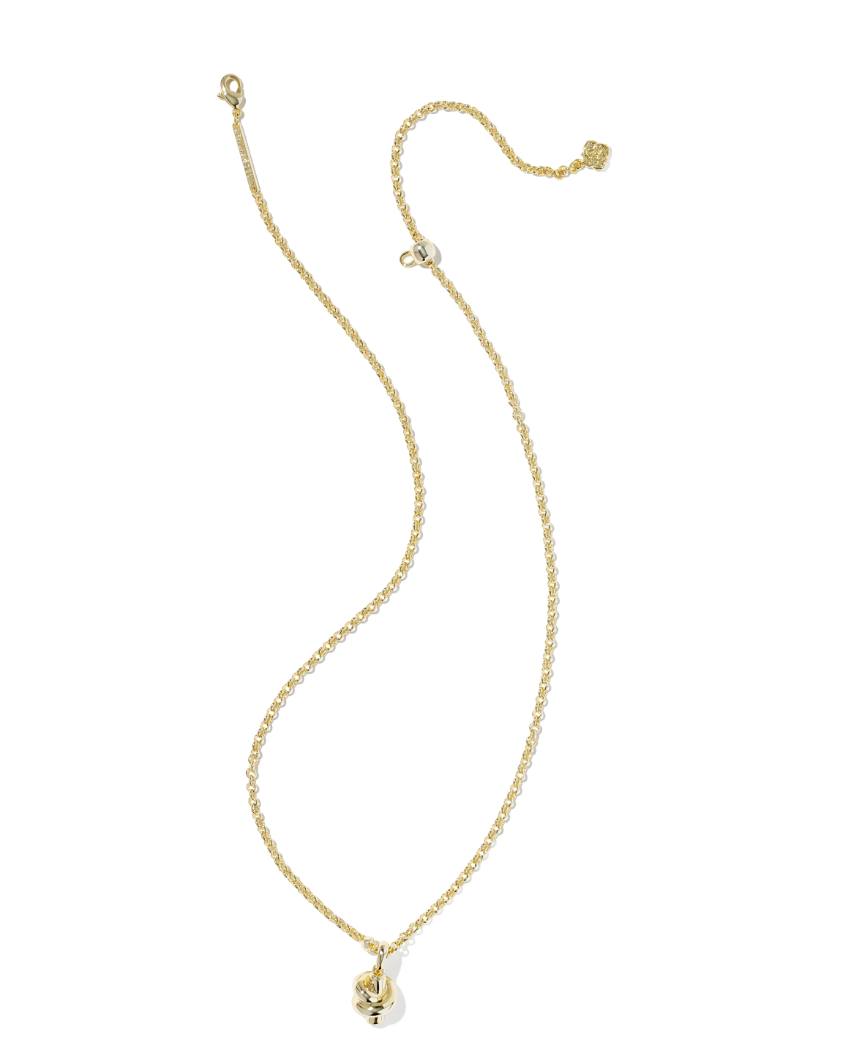 Gold Plated Parker Knot Pendant by Kendra Scott