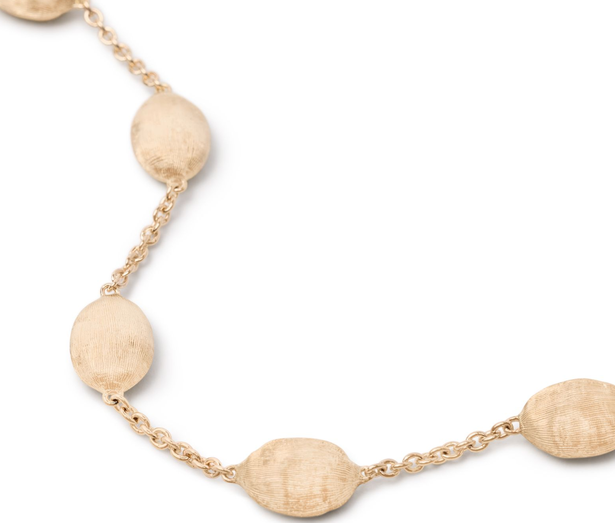 18K YG Siviglia Medium Bean Bracelet by Marco Bicego