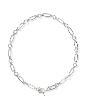 Sylvia Rhodium Plated Link Chain Necklace by Kendra Scott Main image