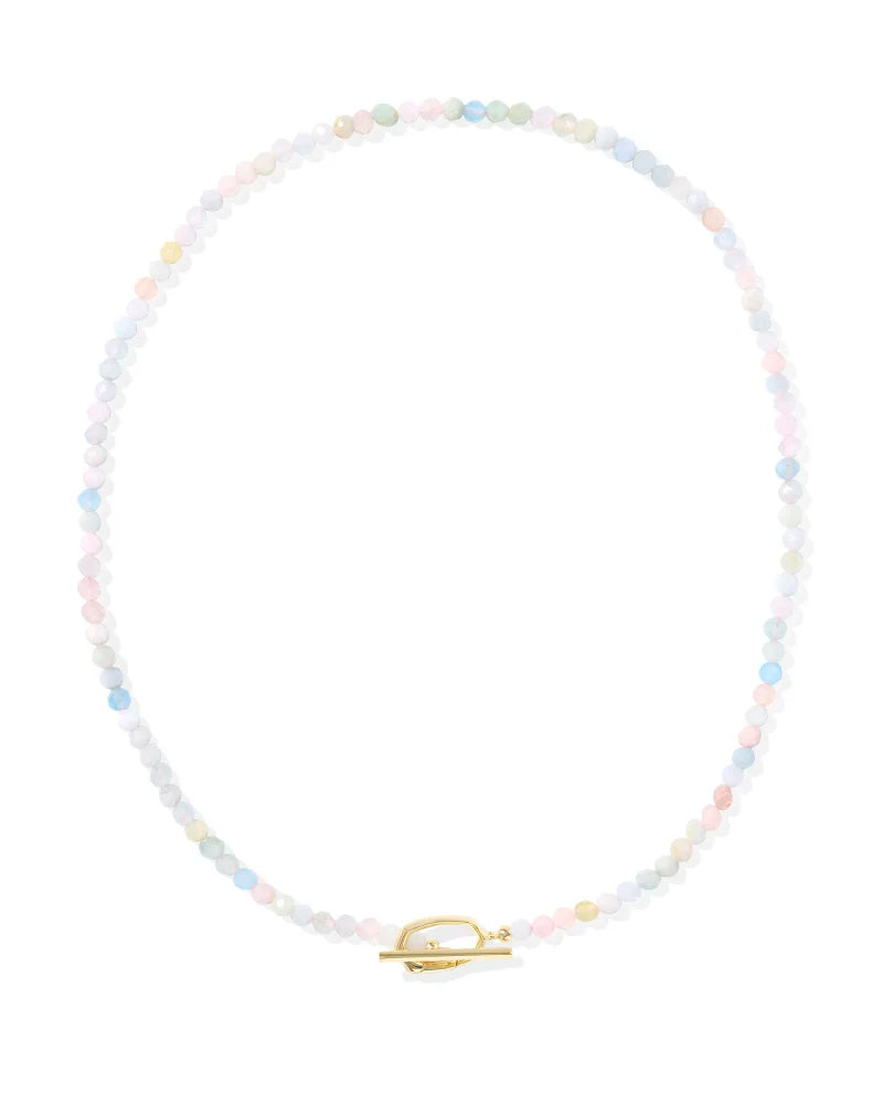 Sylvia Gold Plated Strand Necklace in Morganite Ombre by Kendra Scott Main image