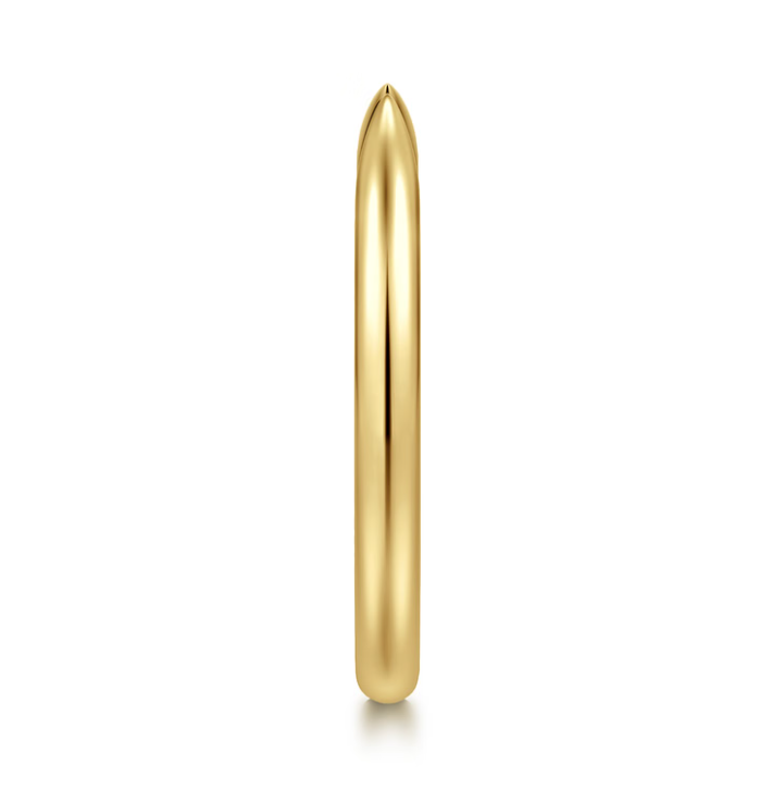 14K Yellow Gold Thin Open Polished Band by Gabriel NY