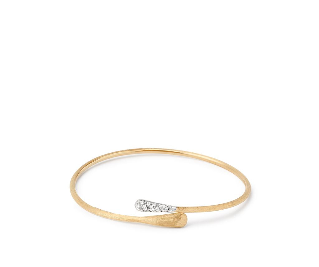 18K Yellow Gold Lucia Diamond Hugging Cuff by Marco Bicego Secondary image