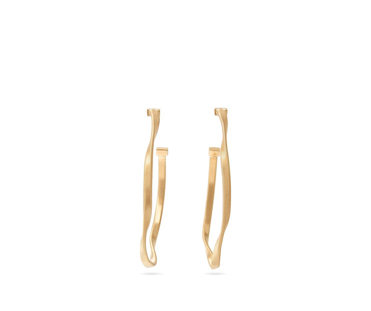 18K YG Marrakech Medium Hoop Earrings by Marco Bicego Main image
