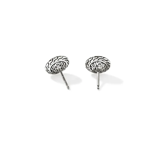 Sterling Silver Essentials Pave Blue Sapphire Studs by John Hardy Secondary image