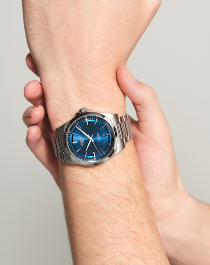 Longines Conquest 41mm Watch with Sunray Blue Dial