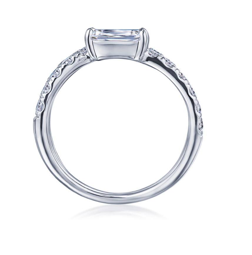 18K White Gold Diamond Ashoka Wide Wrap Ring by KWIAT