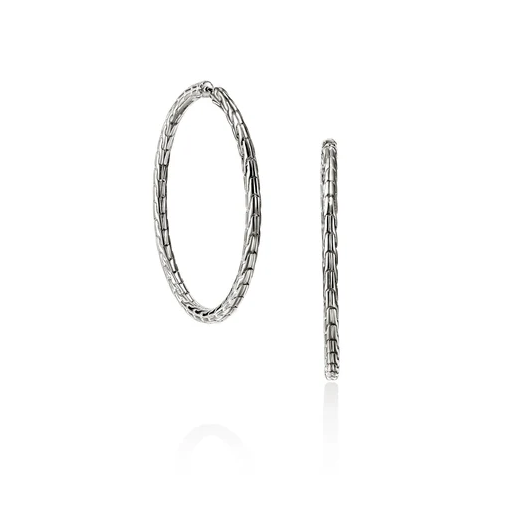 Sterling Silver Essentials 39mm Hoops by John Hardy Main image