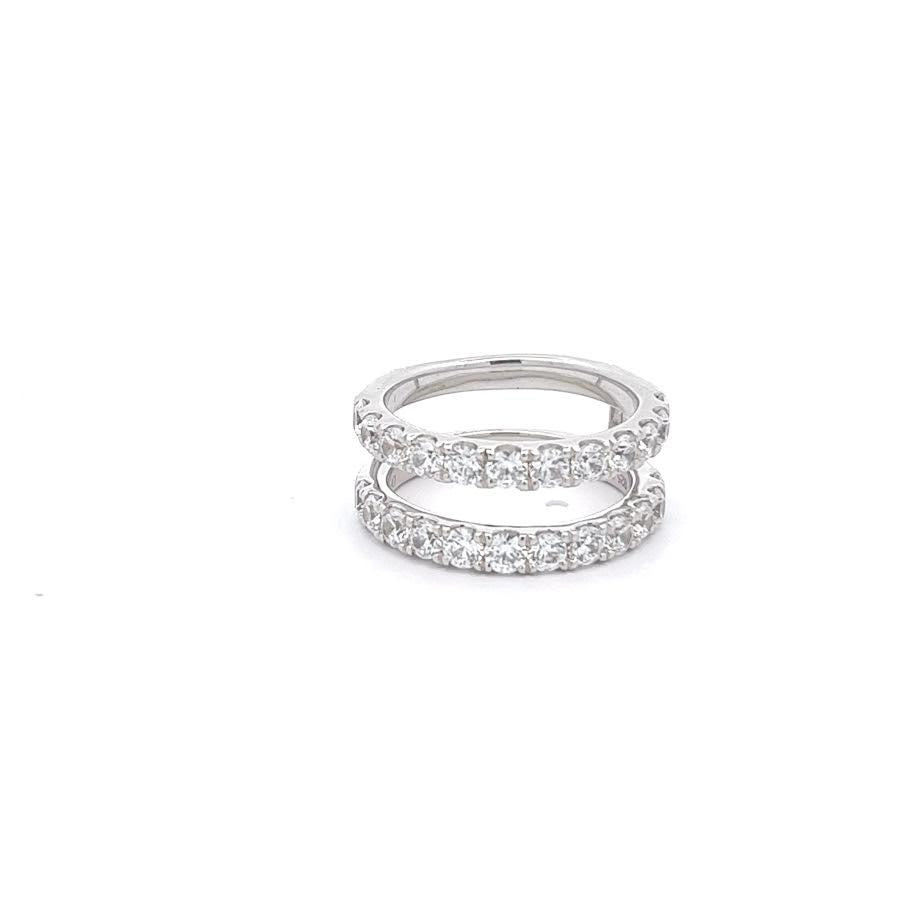14K WG 2cttw Diamond Line Ring Insert