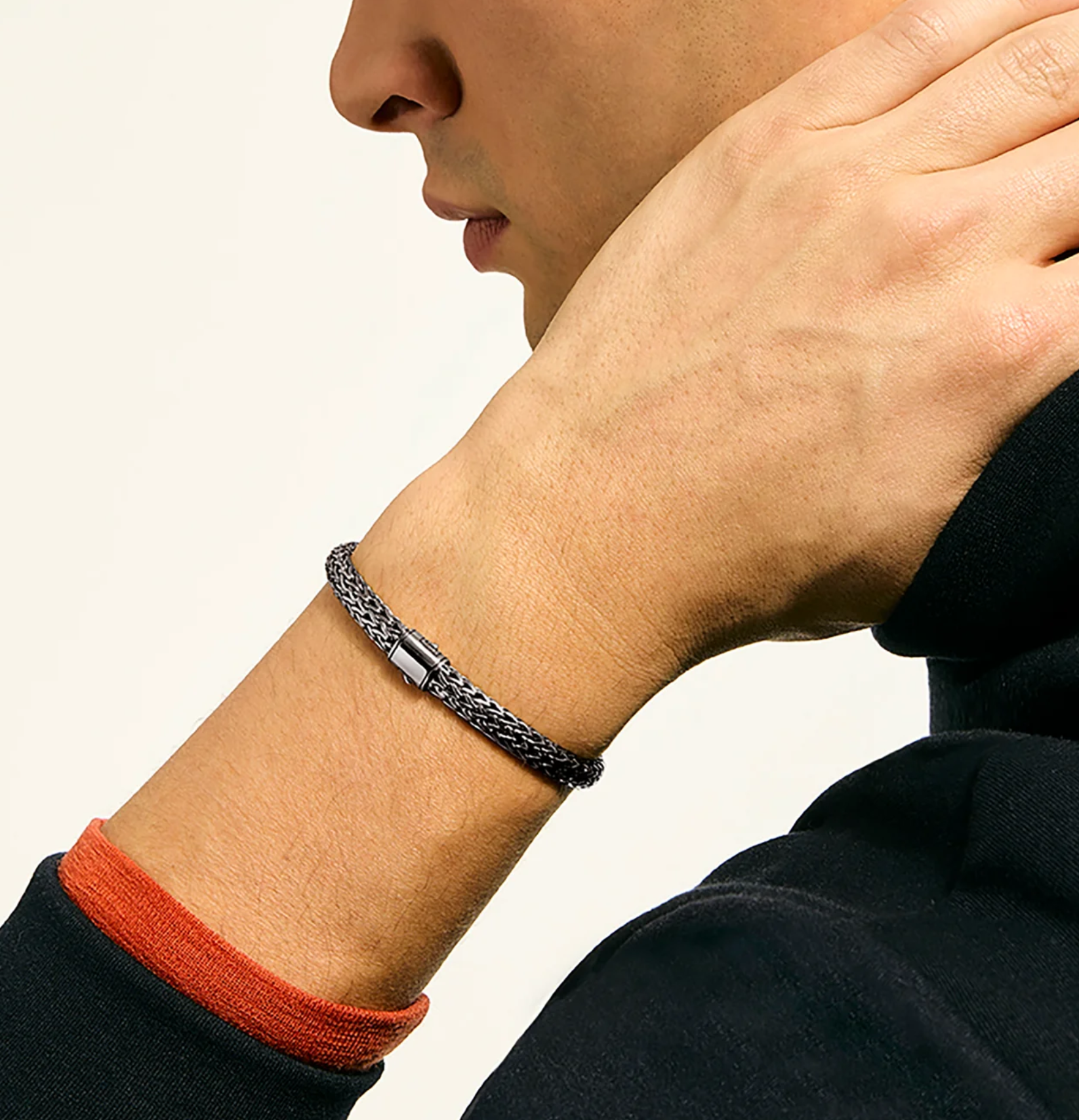 Dark Silver Icon 6.5mm Bracelet by John Hardy