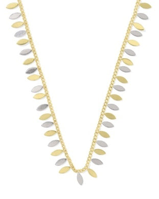 Kayla Gold Plated Strand Necklace in Mixed Metal by Kendra Scott