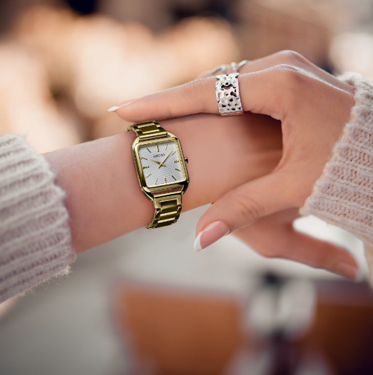 Essentials SS GP Quartz Silver Dial