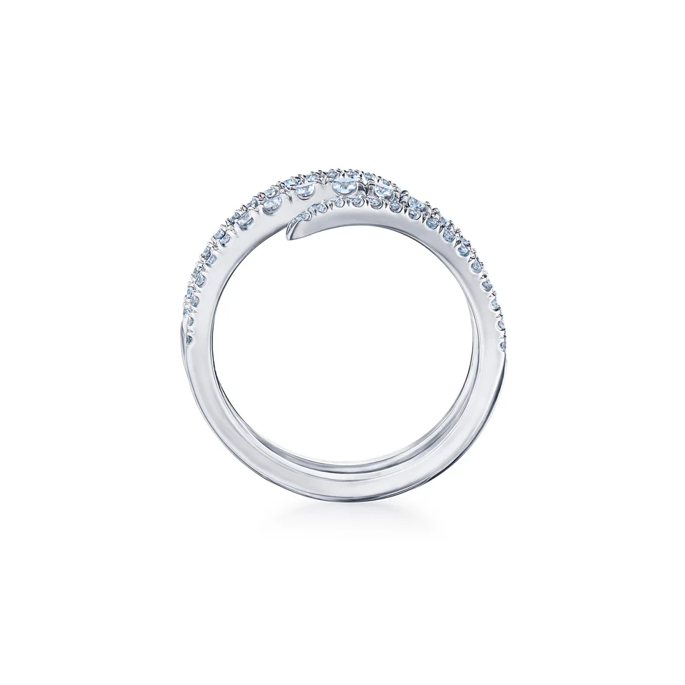 18K White Gold Diamond Vine Wrap Ring by KWIAT