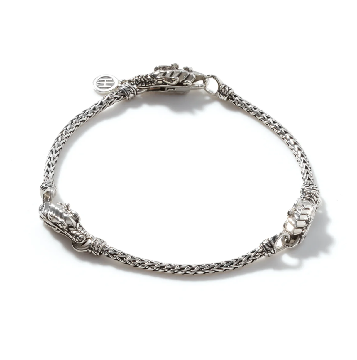 Sterling Silver Naga Heritage Triple Station Bracelet by John Hardy
