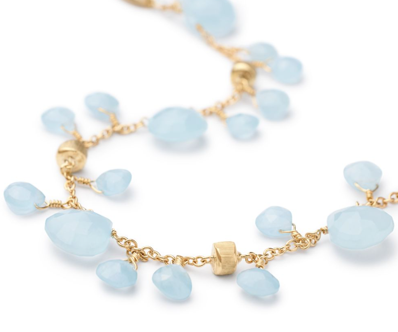 18K YG Paradise Single-Strand Aquamarine Bracelet by Marco Bicego Secondary image