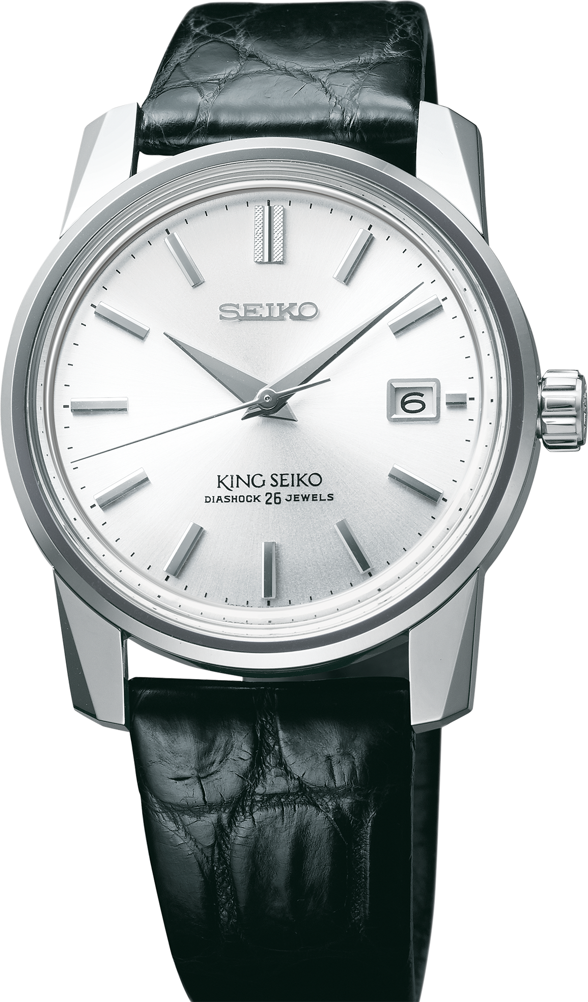 KING SEIKO KSK REC SS 6L AUTOMATIC SILVER DIAL LE Main image