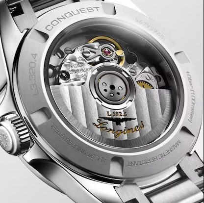 Longines Conquest 30mm Watch wit Silver Dial & Pink Hands