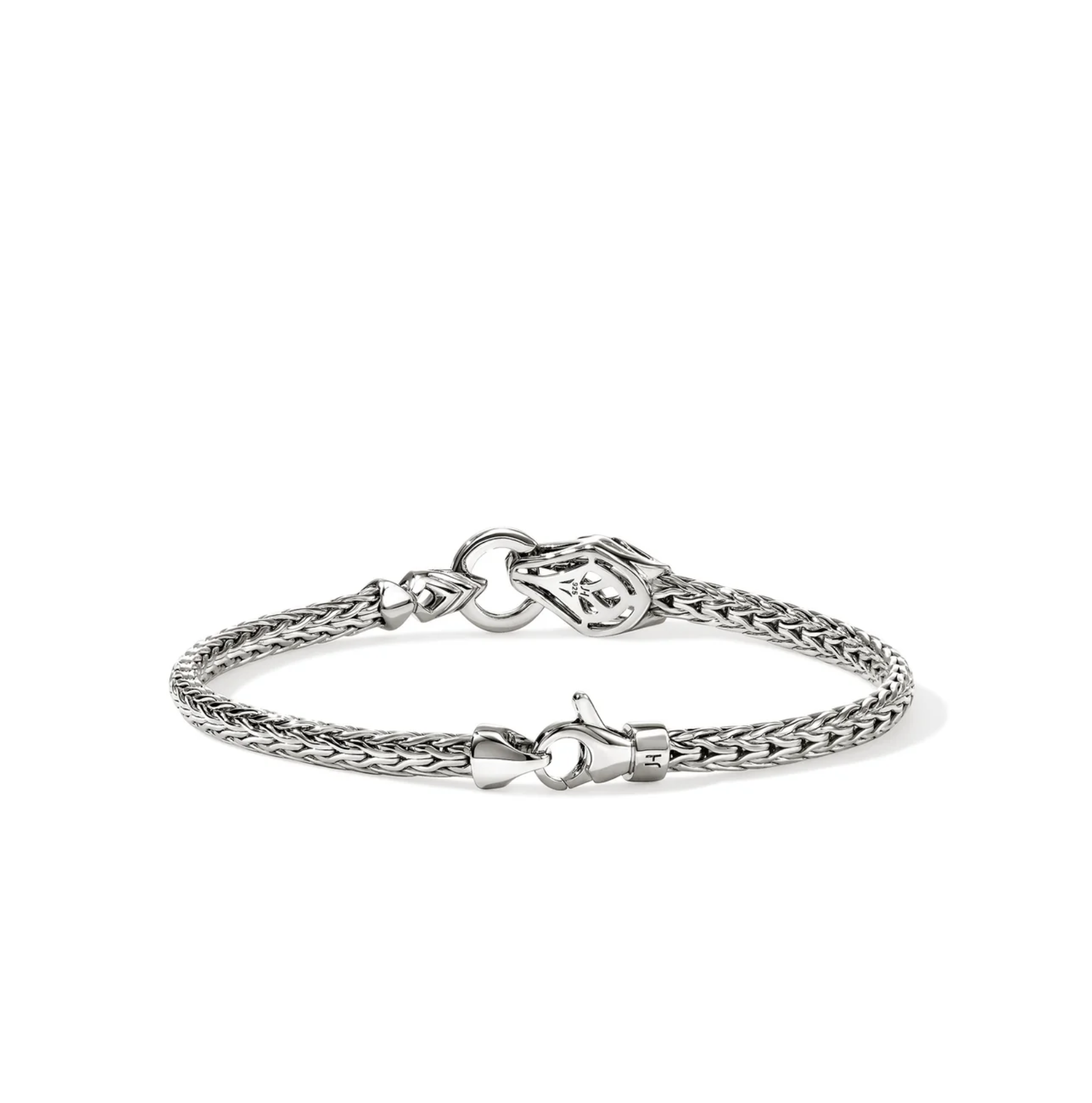Sterling Silver Modern Naga Dragon Diamond Pave Bracelet with Sapphire by John Hardy Secondary image