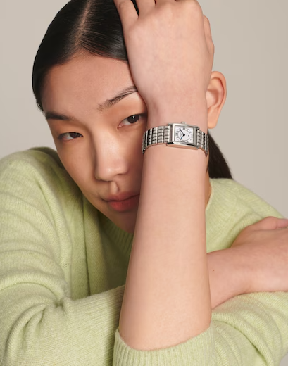 Longines Mini DolceVita Rectangular Watch with Opaline Ivory Dial
