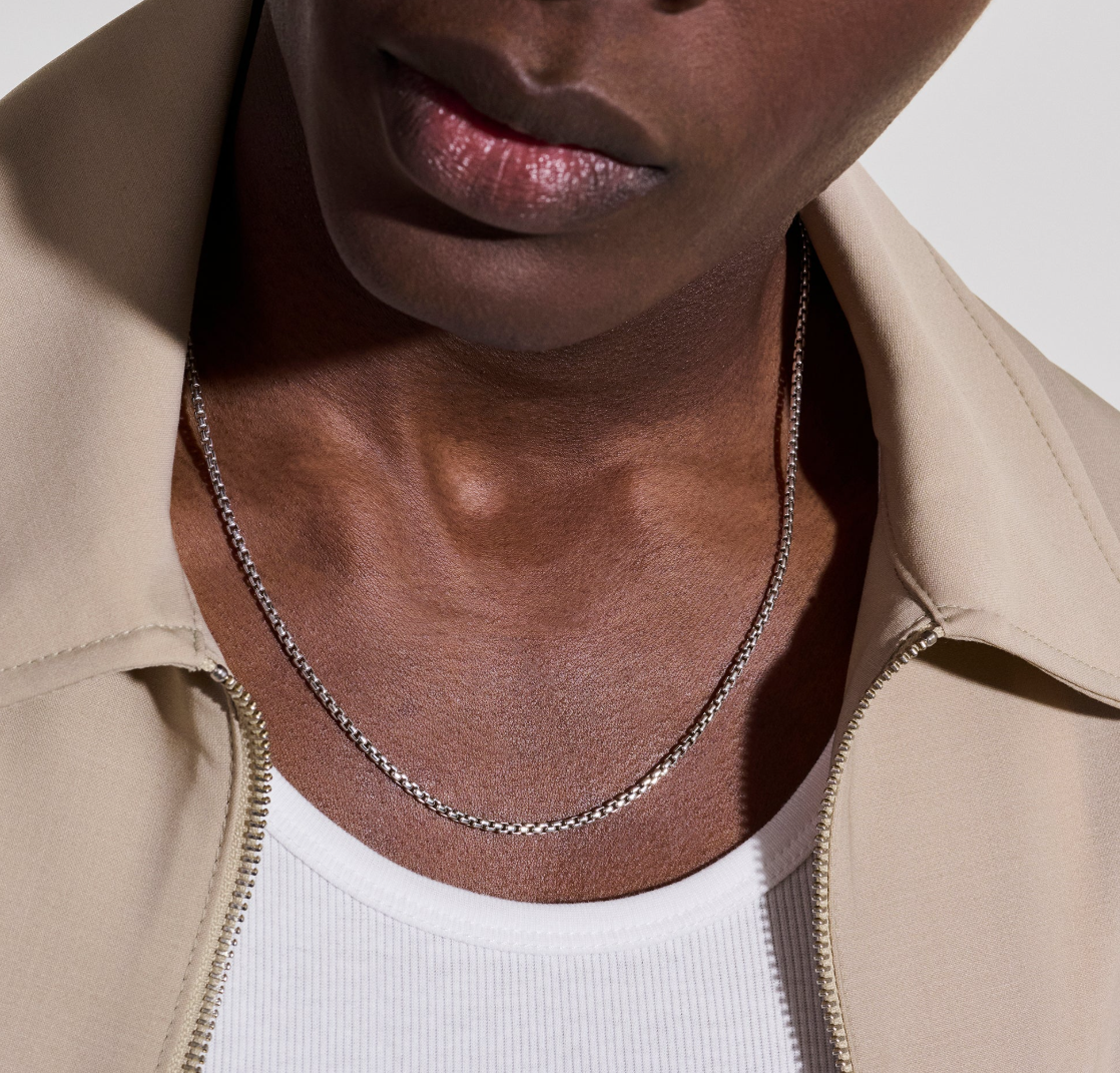 Sterling Silver 2.7mm Box Chain, 22" by John Hardy