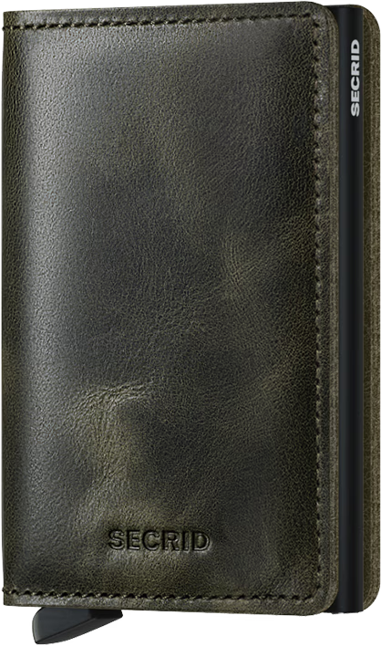 Secrid Slimwallet in Vintage Olive-Black Main image