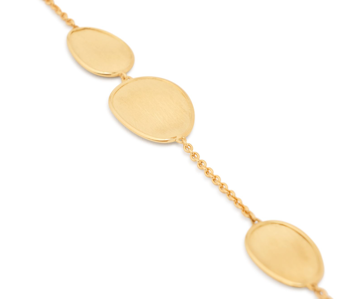 18K YG Lunaria Petal Station Bracelet by Marco Bicego Secondary image