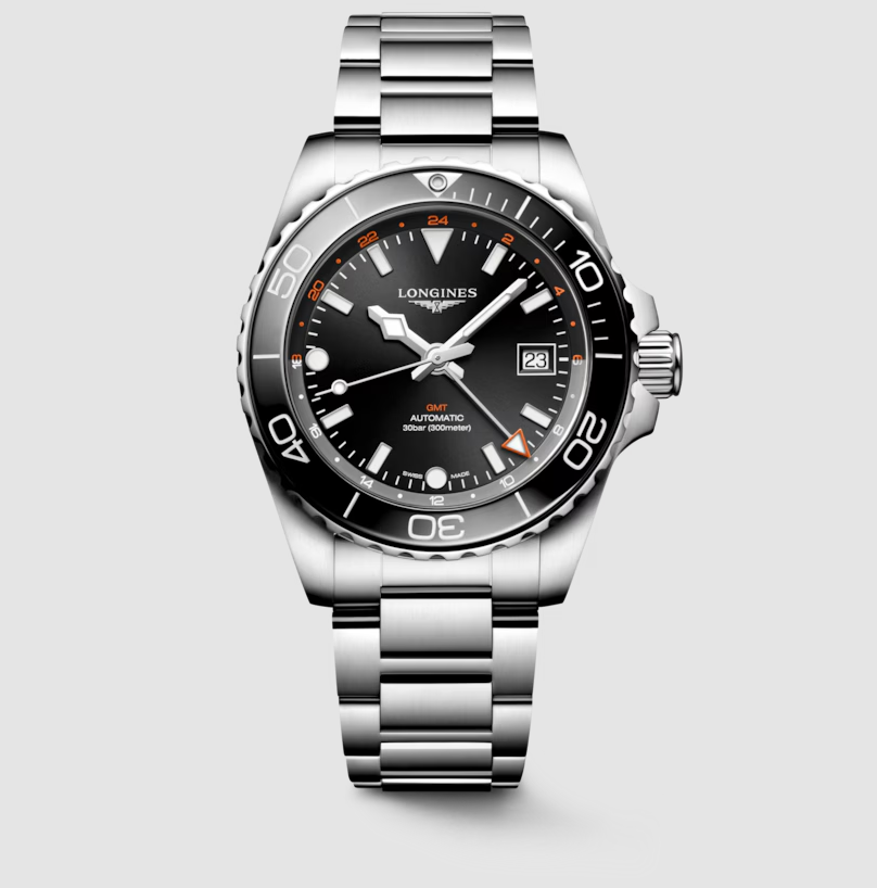 Longines HydroConquest GMT 41mm Watch with Black Dial Main image