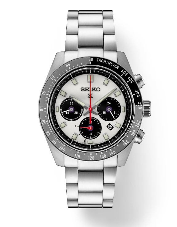 Prospex Speedtimer SS Solar Chronograph Silver Dial by Seiko Main image