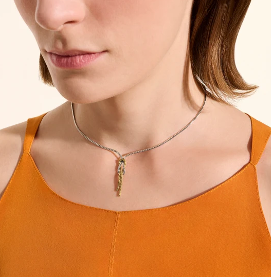Sterling Silver & 14K Yellow Gold Love Knot Y-Necklace by John Hardy