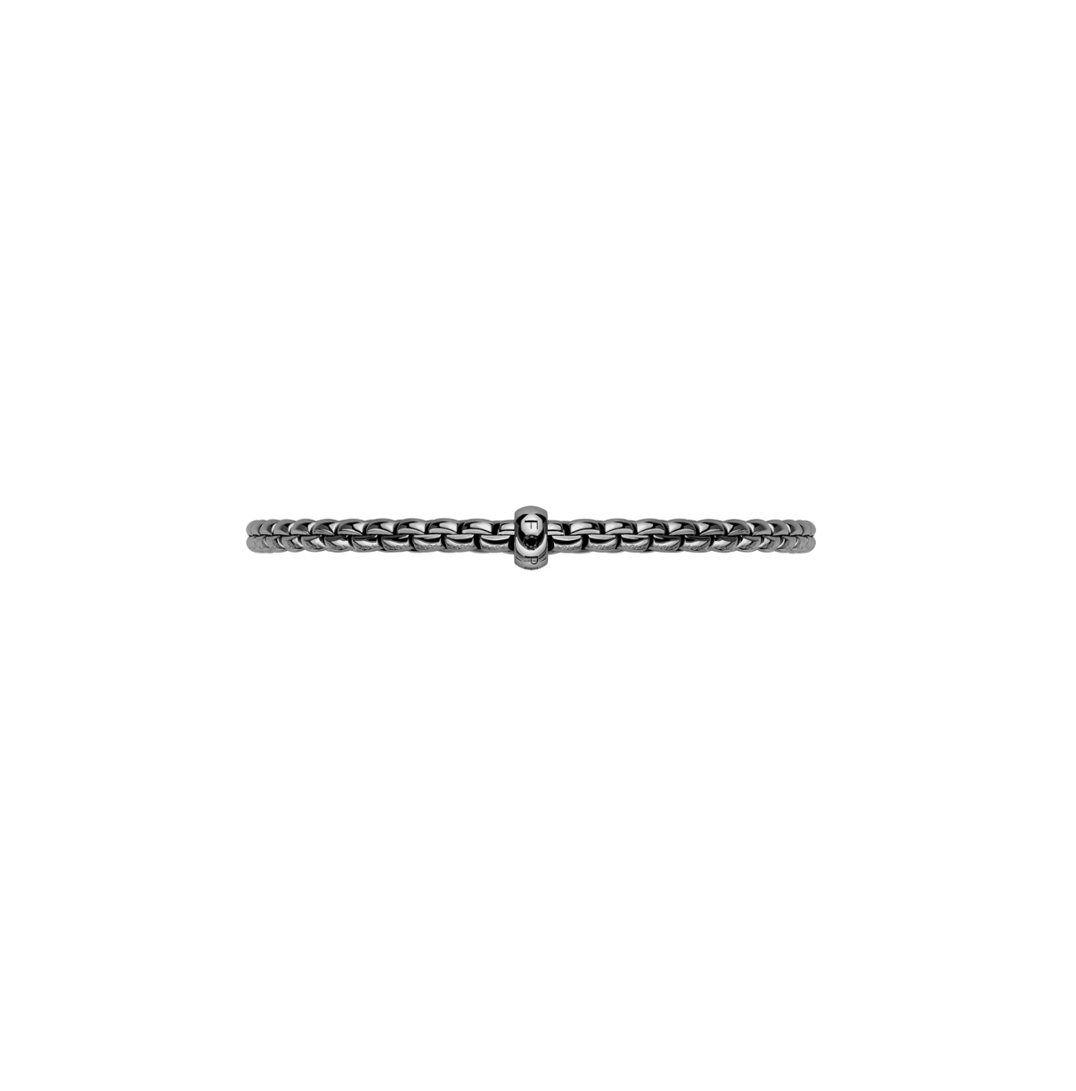 18K Gold & Black Rhodium EKA Black Diamond Flex'It Bracelet by Fope Secondary image
