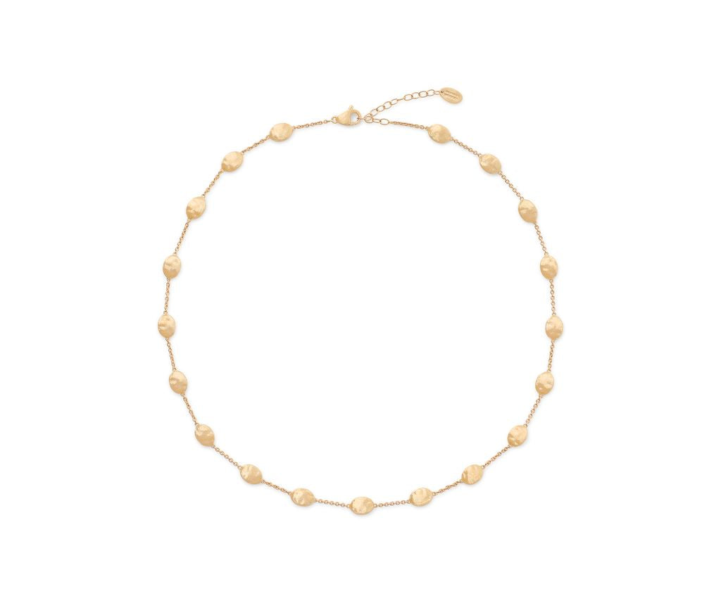 18K YG Siviglia Medium Bean Adjustable Necklace by Marco Bicego Main image